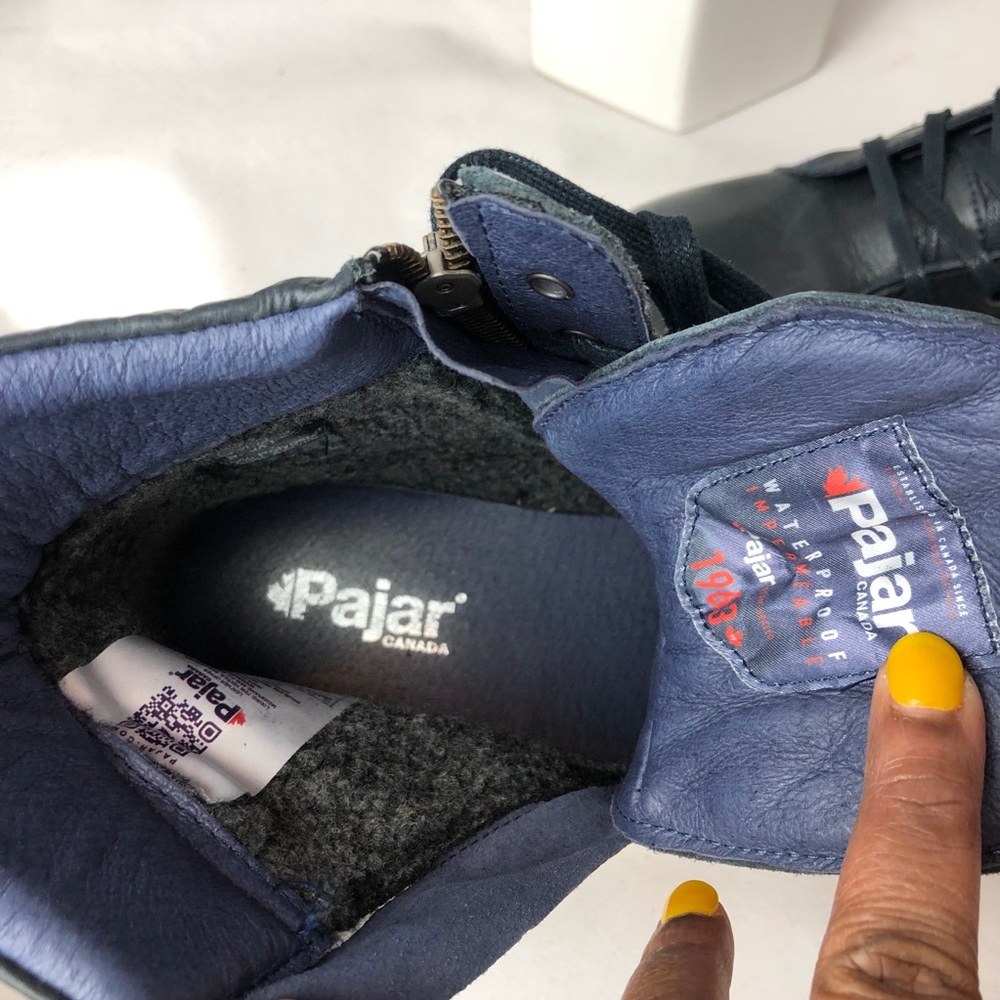 Pajar Canada -Rebel Side Zip High Top Sneakers. - Picture 2 of 8